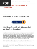 Product Key MathType | PDF
