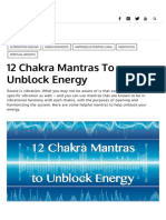 12 Chakra Mantras To Unblock Energy - Mindvalley Academy