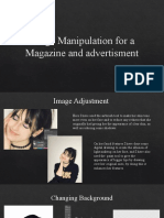 Image Manipulation For A Magazine and Advertisment