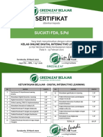 Greenleaf Belajar - Sertifikat Kelas Online Digital Interactive Learning