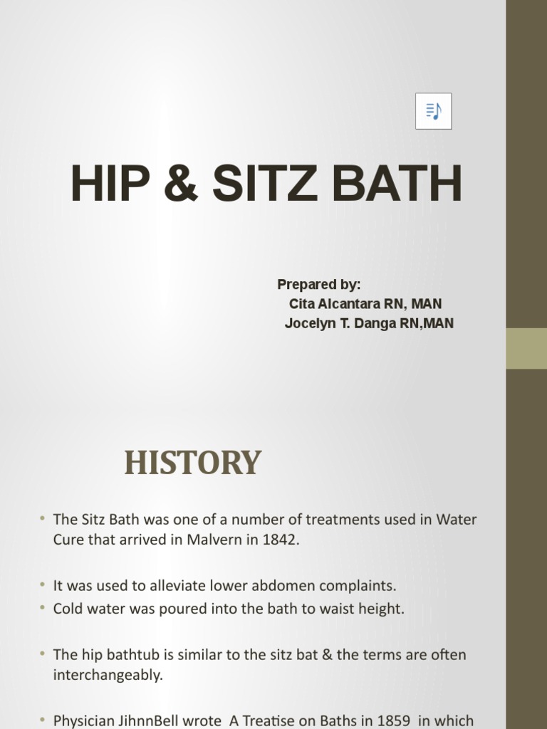 Skill 9 Hip & Sitz Bath PDF Medical Specialties Clinical Medicine