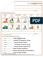 Poems Game of Chores Worksheet