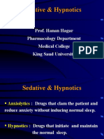 Sedative & Hypnotics: Prof. Hanan Hagar Pharmacology Department Medical College King Saud University