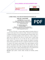 2013-4-May-August-A Structural Analysis of Purchase Intension