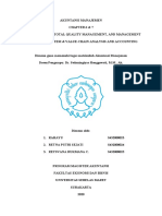 Chapter 6 & 7 Quality Costing, Total Quality Management, and Management Accounting System& Value-Chain Analysis and Accounting