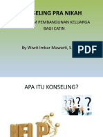 Konseling Pra Nikah (Wiwit Imbar Mawarti, S.psi., MM.)