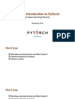 A Brief Introduction To Pytorch: (A Deep Learning Library)