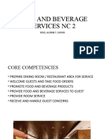 FOOD AND BEVERAGE SERVICES NC 2 INTRO.