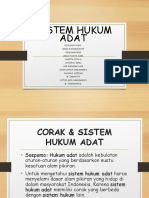 Sistem Hukum Adat