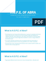 H.O.P.E. of Abra: Homeschool and Online Private Educators