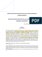 Práticas para implantação de SGAs ISO 14001 com foco na gestão de pessoas