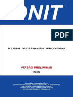 Manual de Drenagem de Rodovias