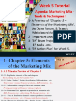 Tutorial Agenda - Week 5 - 5th Edition