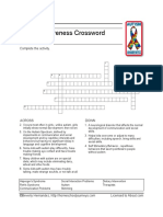 Autism Awareness Crossword Puzzle
