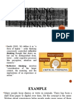 Defining Critical Thinking 2