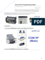 Making Cable Omron PLC Programming Cable