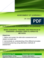 Assessment of Learning 2