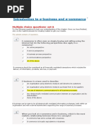 Chapter 1 Introduction To E-Business and E-Commerce