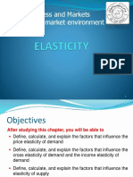 Part B - Business in A Market Environment - Elasticity