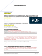 Auxiliar Administrativo Exercícios: Volume 1 - Conhecimentos Básicos Administrativos Aula 01, 02, 03 e 04