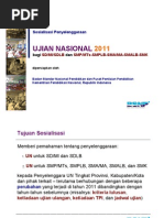 Download BSNP  Sosialiasi Ujian Nasional 2011 Final v3 13 Jan 2011 by Darminto SN50107929 doc pdf