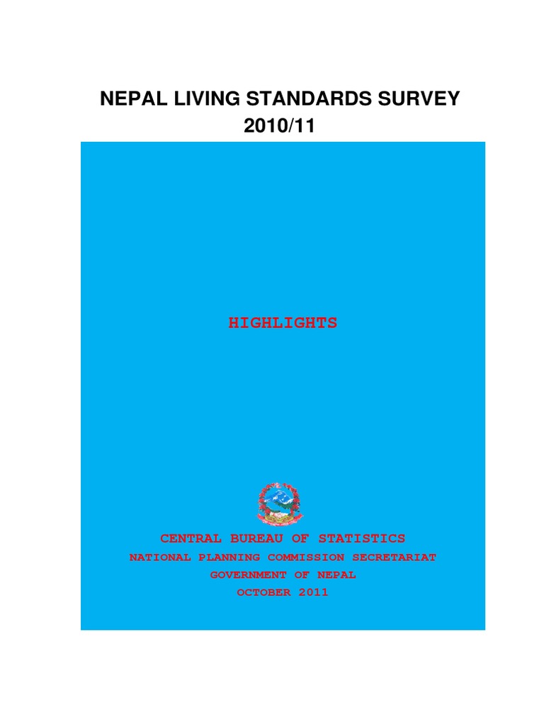 NLSS3 Highlights en | PDF | Survey Methodology | Sampling (Statistics)