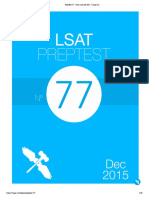 PrepTest 77 - Print and Take Test - 7sage Lsat