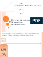 Historia de Las Artes Del Movimiento - PREU - 2021