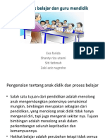 Anak Didik Belajar Dan Guru Mendidik PPT Timeh