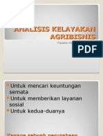 Analisis Kelayakan Agribisnis 1