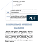 Actividades de evaluación con figuras geométricas