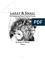 Great & Small Animal FRPG