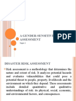 A Gender-Sensitive Risk Assessment: Topic 2