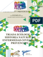 Diapositiva -Triada Ecologica -Historia Natural de La Enfermedad
