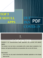Top 5 Usefull Apps: During Pandemic COVID-19