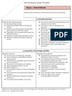 Stage 1 - Desired Results: Established Goals