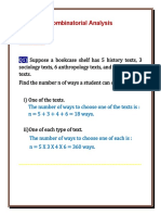 Tutorial 2:: Combinatorial Analysis