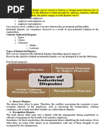 Definition: An Industrial Dispute Can Be Viewed As Friction or Disagreement Between Two or
