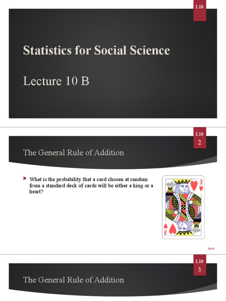 SSS Lecture-10 B-1 | Download Free PDF | Probability And Statistics ...