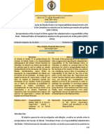 Jurisprudencia del Consejo de Estado frente a la responsabilidad administrativa del Estado- Policía Nacional de Colombia en relación con los hechos personales del policía (2011-2016)