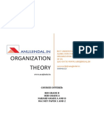 Organization Theory: Courses Offered: Rbi Grade B Sebi Grade A Nabard Grade A and B Ugc Net Paper 1 and 2