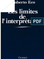 Les Limites de l'Interprétation ( PDFDrive )