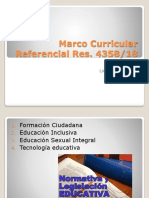 Marco Curricular Referencial