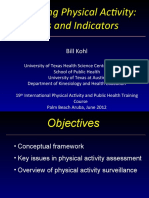 Measuring Physical Activity: Tools and Indicators: Bill Kohl