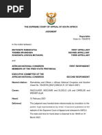 Ramakatsa & Others Vs African National Congress 31 March 2021