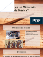 Qué Es Un Ministerio de Música