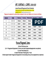 20-21 Playground Recess Schedule
