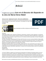 Aspectos Polifónicos en El Discurso Del Disparate en La Obra de María Elena Walsh _ Miradas y Voces de La LIJ