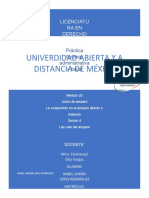 Univerdidad Abierta Y A Distancia de México: Licenciatu Ra en Derecho Módulo 20