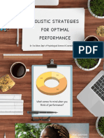 Holistic Strategies For Optimal Performance - Gibsone 2021